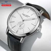 reloj de pulsera mecanico para hombre seagull new business resistente al agua 50m correa de cuero reloj masculino para san valentin relogio masculino 6075