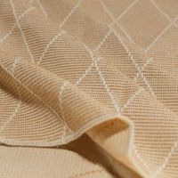 naturals - colcha foulard - 80 algodon - 20 poliester - jacquard - terra beige