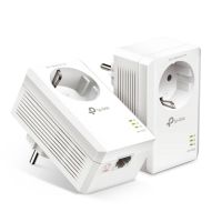 tp-link tl-pa7017p kit plc powerline red electrica av1000 gigabit con enchufe incorporado