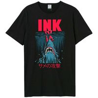 amplified clothing camiseta jaws para hombre