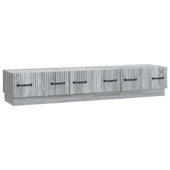 Mueble De Tv Con Cajón Gris Sonoma 147 X 34,5 X 27 Cm Vidaxl