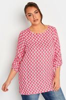 yours blusa roja de topos mujer curvy y tallas grandes yours