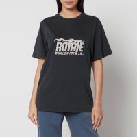 rotate sunday enzyme logo organic cotton t-shirt - s