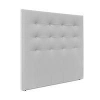 cabecero de polipiel capitone hasta el suelo 150x120cm camas 150 - gris claro