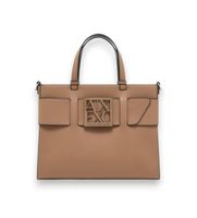 ax armani exchange para mujer 9426890a874u6186 bolso classy marron osfa casual poliuretano