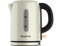 hervidor de agua - taurus vintage compact cream 2400 w 1 l acero inoxidable sistema cuenta tazas cream