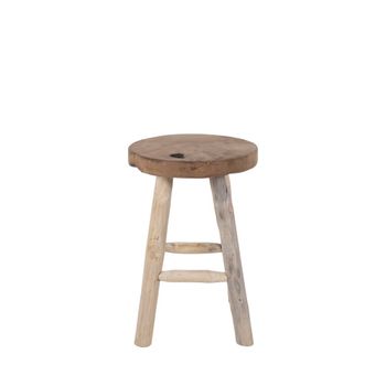 Taburete de teca h45cm - natural