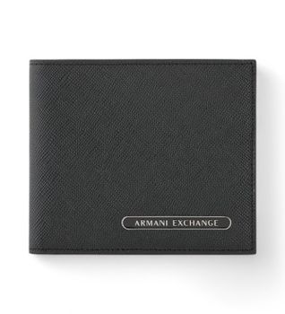 A|X Armani Exchange para hombre. XM000167AF12702UC001 Cartera de piel negro (OSFA), Casual