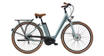 Bicicleta electrica urbana o2 feel ivog city boost 6 1 univ shimano nexus 5v 360 wh 28   gris perle