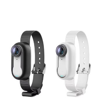 PULUZ Correa de Muñeca para Cámara Insta360 GO 3 / GO 3S, Funda de Silicona, Correa de Bicicleta, Soporte de Extensión