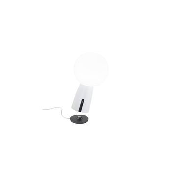 Lámpara De Mesa Olimpia Pro Blanca Recargable Y Regulable