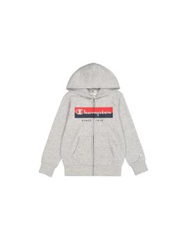 Sudadera Champion Hooded Full Zip Niño Gris
