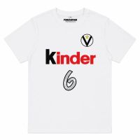camiseta manga corta ginobili virtus kinder blanca