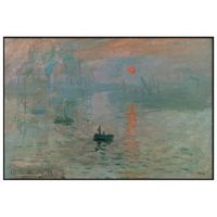 panorama cuadro enmarcado claude monet 100x70 cm