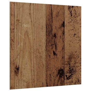 Paneles Decorativos 50 Uds. Madera Vieja 30 X 30 X 0.27 Cm Vidaxl