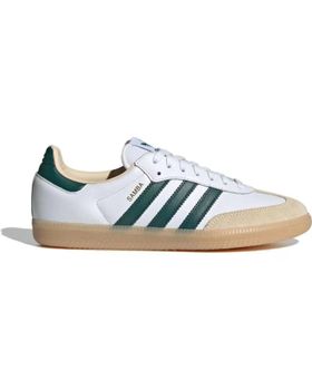 de ADIDAS ADIDAS SAMBA OG JS3831 - ZAPATILLAS BLANCAS Y VERDES CLOUD COLLEGIATE GREEN GUM WHITE