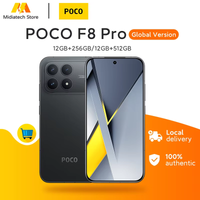 version global poco f8 pro telefono inteligente con procesador snapdragon 8 elite bateria de 6210 mah hypercharge de 100 w pantalla hyperrgb de 659 pulgadas y 120 hz