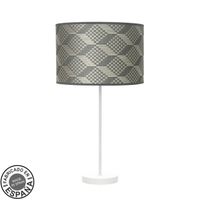 sobremesa alto moda 1xe27 blancotetris gris 63x30 x30cm