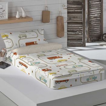 Saco Nordico Con Relleno 100% Algodón Grem Cama 90