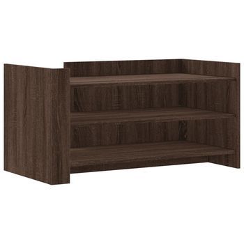 Mesa De Centro，mesa Auxiliar，mesita De Centro Madera De Ingeniería Marrón Roble 100x50x50 Cm