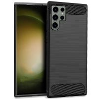cool funda carbon negro para samsung s918 galaxy s23 ultra