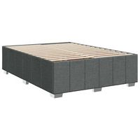 cama matrimonial  cama para adulto  cama sin colchon tela gris oscuro 140x190 cm