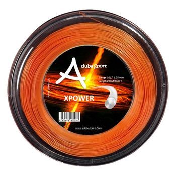 Cordaje De Tenis Xpower 200m 1.35 Naranja