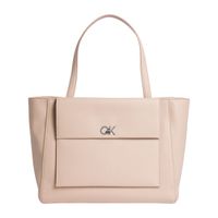 calvin klein bolso shopper logo marron k60k612811-w75