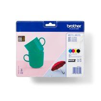 Brother LC227XLVALBP Pack de 4 Cartuchos negro + tricolor de Alta capacidad (1200 pÃ¡ginas)