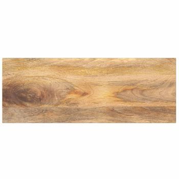 Vidaxl Tablero De Mesa Rectangular Madera Maciza Mango 80x30x3,8 Cm