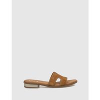 obvio sandalias sandalia olga camel para mujer