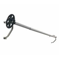 enrollador manta termica piscina pared icpe3 telescopico pooltech - 5-65m diametro 100mm