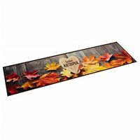 alfombra de cocina lavable terciopelo otono 60x300 cm vidaxl