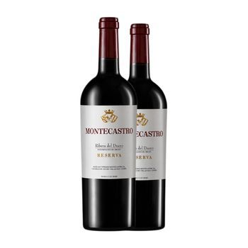 Montecastro Vino Tinto Ribera Reserva 75 Cl 15.5% Vol. (pack De 2 Unidades)