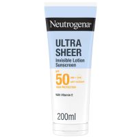 neutrogena ultra sheer body invisible hydrating lotion sunscreen spf50