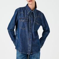 seventy  mochi mia denim shirt - l