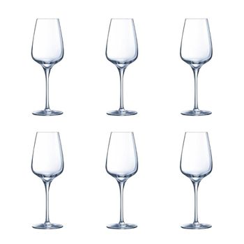 Juego de 6 copas vino cristal 35 cl