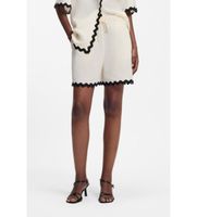 hugo para mujer 50557546 shorts haslala beige 36 casual lyocell