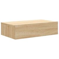 mueble tv - mesa de tv con luces led roble sonoma 60x35x155 cm
