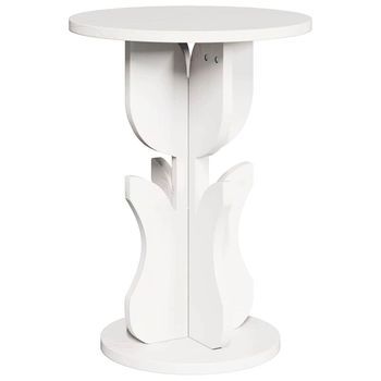 Mesa De Café | Mesa De Centro 39,5 X 39,5 X 53,5 Cm Madera Maciza De Pino