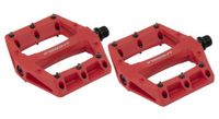 par de pedales planos insight termoplastico du rojo