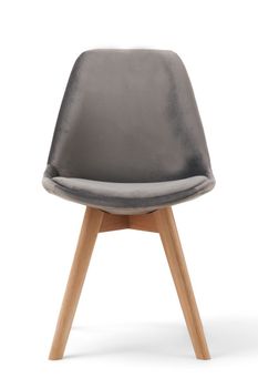 Duke Grey Velvet Dining Chairs - Grey