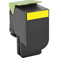 lexmark 802xy original yellow extra high capacity return program toner cartridge 80c2xy0