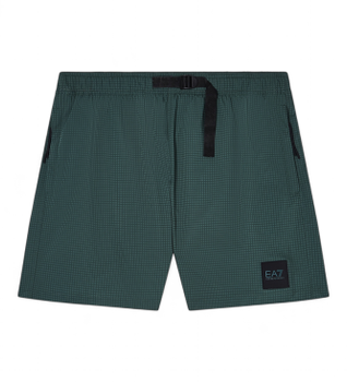 EA7 para hombre. 7M001717_AF21256 Pantalones cortos Water Sports cilantro (L), Azul, Deportivo, Running, Sportswear, Clásico, Multideporte,