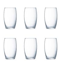 juego de 6 vasos altos vidrio 36 cl