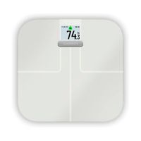 garmin index s2 smart scale white  bascula inteligente