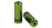puntas de funda de aluminio elvedes 4 2 mm verde x10