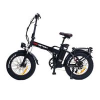 bicicleta electrica plegable drvetion at20 pro max bateria samsung de 48 v y 15 ah ruedas anchas de 20 sensor de par negro