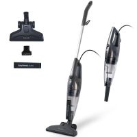 grunkel asp-easy aspiradora escobamano 600w 16kpa con filtro hepa lavable y cable de 55m negra