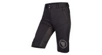 pantalones cortos de mtb para mujer endura mt500 w negro